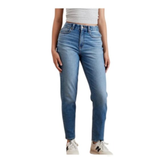 American Eagle Curvy Mom Stretch Jeans High Rise Classic Jeans 12 Short - Picture 1 of 6